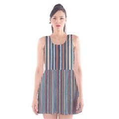 Stripes Scoop Neck Skater Dress by zappwaits