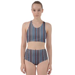 Stripes Racer Back Bikini Set by zappwaits