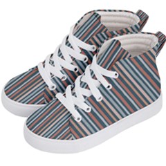 Stripes Kids  Hi-top Skate Sneakers by zappwaits