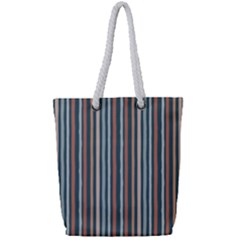 Stripes Full Print Rope Handle Tote (small) by zappwaits