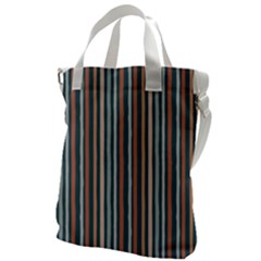 Stripes Canvas Messenger Bag by zappwaits