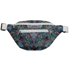 Scary Face Pour Fanny Pack by kaleidomarblingart