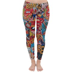 Comic Cartoon Pattern Classic Winter Leggings