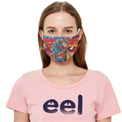 Comic Cartoon Pattern Cloth Face Mask (adult) by pakminggu