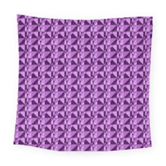 Violet Geometry Square Tapestry (large)