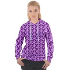 Violet Geometry Women s Overhead Hoodie