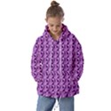 Violet Geometry Kids  Oversized Hoodie View1