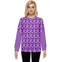 Violet Geometry Hidden Pocket Sweatshirt