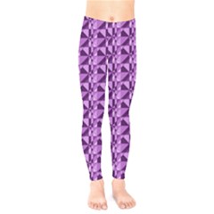 Violet Geometry Kids  Classic Winter Leggings