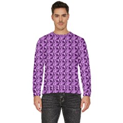 Violet Geometry Men s Fleece Sweatshirt