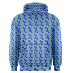 Skyblue Floral Men s Core Hoodie