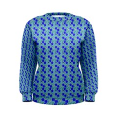 Skyblue Floral Women s Sweatshirt