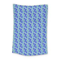 Skyblue Floral Small Tapestry