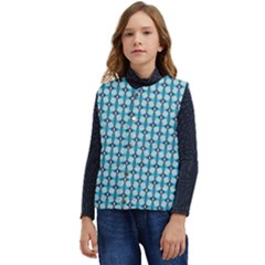 Arabic Pattern Kid s Button Up Puffer Vest	