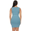 Arabic Pattern Draped Bodycon Dress View4