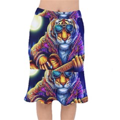 Tiger Rockingstar Short Mermaid Skirt by Sparkle