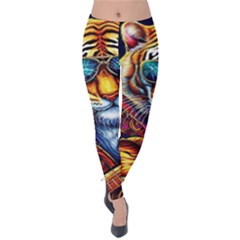 Tiger Rockingstar Velvet Leggings