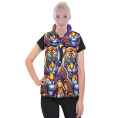 Tiger Rockingstar Women s Button Up Vest