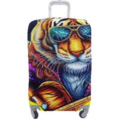 Tiger Rockingstar Luggage Cover (large) by Sparkle