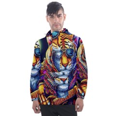 Tiger Rockingstar Men s Front Pocket Pullover Windbreaker