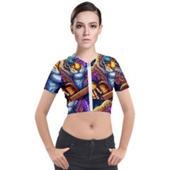 Tiger Rockingstar Short Sleeve Cropped Jacket by Sparkle