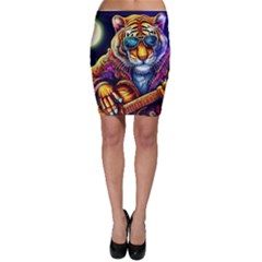 Tiger Rockingstar Bodycon Skirt by Sparkle