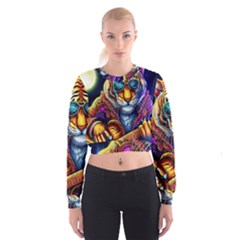 Tiger Rockingstar Cropped Sweatshirt