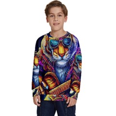 Tiger Rockingstar Kids  Crewneck Sweatshirt