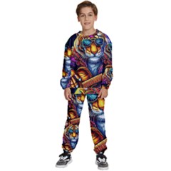 Tiger Rockingstar Kids  Sweatshirt Set