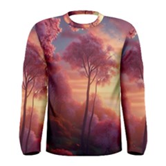 Pink Nature Men s Long Sleeve T-shirt