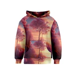 Pink Nature Kids  Pullover Hoodie