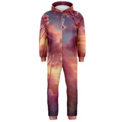 Pink Nature Hooded Jumpsuit (men)