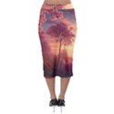 Pink Nature Midi Pencil Skirt View2