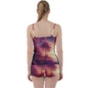 Pink Nature Tie Front Two Piece Tankini View2