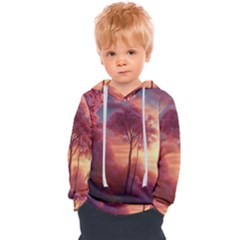 Pink Nature Kids  Overhead Hoodie