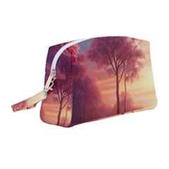 Pink Nature Wristlet Pouch Bag (medium) by Sparkle