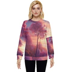 Pink Nature Hidden Pocket Sweatshirt