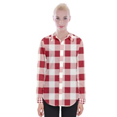 Gingham - 4096x4096px - 300dpi14 Womens Long Sleeve Shirt