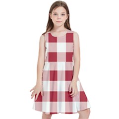 Gingham - 4096x4096px - 300dpi14 Kids  Skater Dress by EvgeniaEsenina