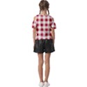 Gingham - 4096x4096px - 300dpi14 Kids  Butterfly Cutout T-Shirt View2