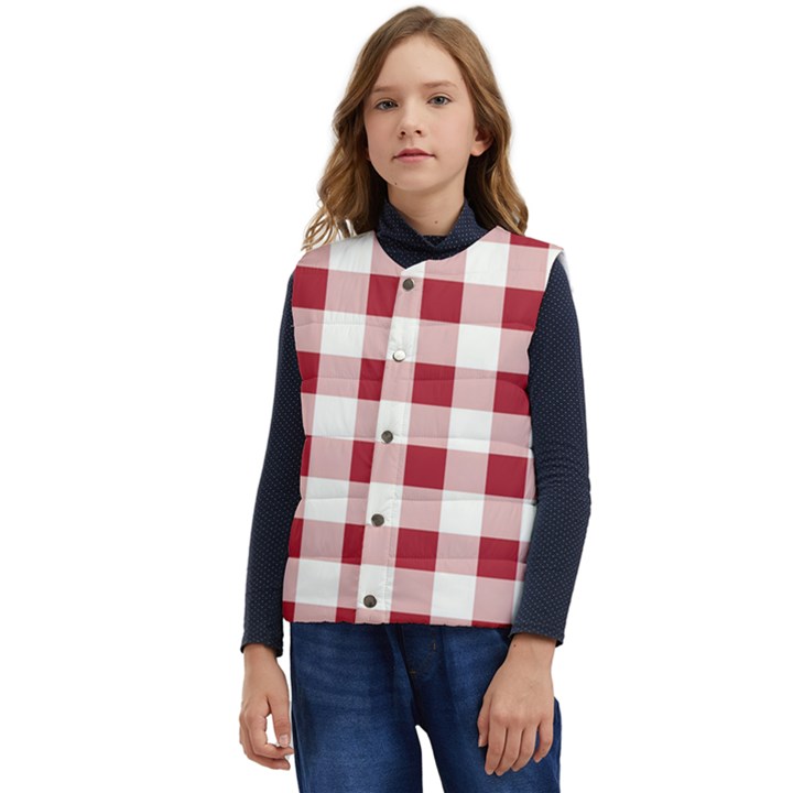 Gingham - 4096x4096px - 300dpi14 Kid s Button Up Puffer Vest	