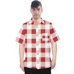 Gingham - 4096x4096px - 300dpi14 Men s Hawaii Shirt