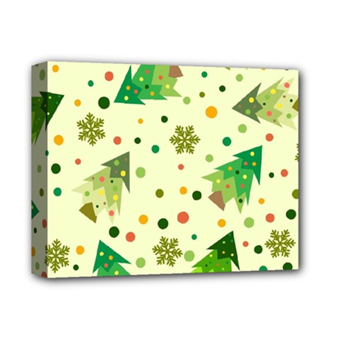 Geometric Christmas Pattern Deluxe Canvas 14  X 11  (stretched) by Grandong