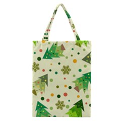 Geometric Christmas Pattern Classic Tote Bag by Grandong