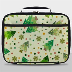 Geometric Christmas Pattern Full Print Lunch Bag by Grandong