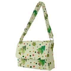 Geometric Christmas Pattern Full Print Messenger Bag (s) by Grandong