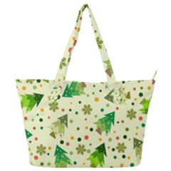 Geometric Christmas Pattern Full Print Shoulder Bag by Grandong