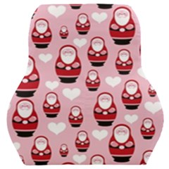 Christmas Santa Pattern Car Seat Back Cushion  by Grandong