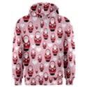 Christmas Santa Pattern Men s Overhead Hoodie View1