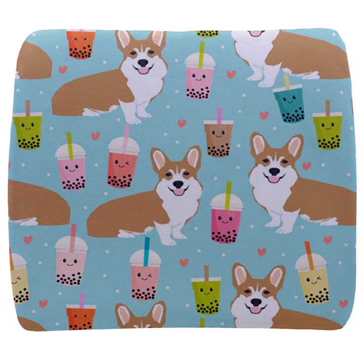 Welsh Corgis Dog Boba Tea Bubble Tea Cute Kawaii Back Support Cushion